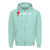 Seafoam Specialized Bikes Bicycle Zipper Hoodie - linhVisuals