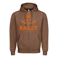 Chestnut bally Zipper Hoodie - linhVisuals