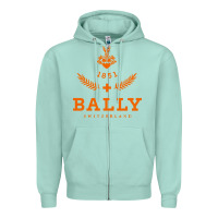 Seafoam bally Zipper Hoodie - linhVisuals