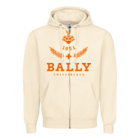 Sandshell bally Zipper Hoodie - linhVisuals