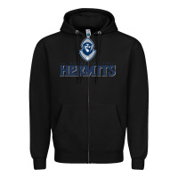 Black st  augustine preparatory schoo Zipper Hoodie - linhVisuals