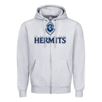 Heather Grey st  augustine preparatory schoo Zipper Hoodie - linhVisuals