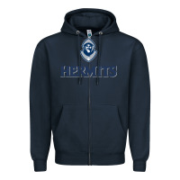 Navy st  augustine preparatory schoo Zipper Hoodie - linhVisuals