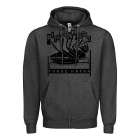 Charcoal Heather kafka metamorphosis Zipper Hoodie - linhVisuals