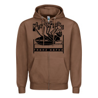 Chestnut kafka metamorphosis Zipper Hoodie - linhVisuals