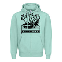 Seafoam kafka metamorphosis Zipper Hoodie - linhVisuals