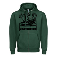 Sports Green kafka metamorphosis Zipper Hoodie - linhVisuals