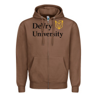 Chestnut devry advantage academy vectorized Zipper Hoodie - linhVisuals