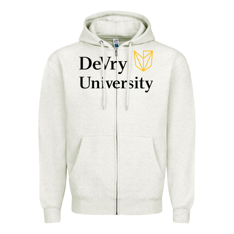 Devry Advantage Academy Vectorized Zipper Hoodie by linhVisuals | Teevron