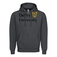 Smoke devry advantage academy vectorized Zipper Hoodie - linhVisuals