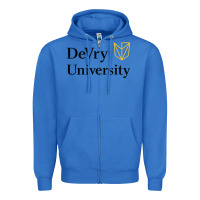 True Royal devry advantage academy vectorized Zipper Hoodie - linhVisuals
