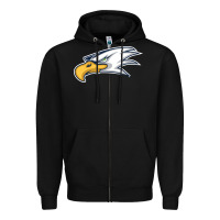 Black eagle high school Zipper Hoodie - linhVisuals