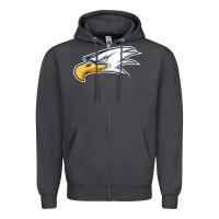 Smoke eagle high school Zipper Hoodie - linhVisuals