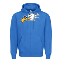True Royal eagle high school Zipper Hoodie - linhVisuals