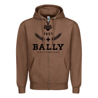 Chestnut bally Zipper Hoodie - linhVisuals