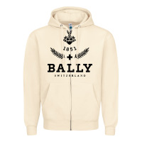 Sandshell bally Zipper Hoodie - linhVisuals