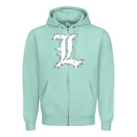 Seafoam ryuzaki Zipper Hoodie - linhVisuals
