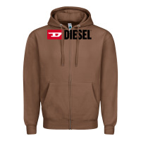 Chestnut Diesel Zipper Hoodie - linhVisuals