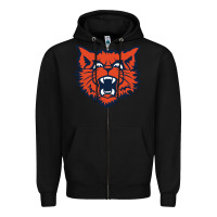 Black evanston township high school Zipper Hoodie - linhVisuals