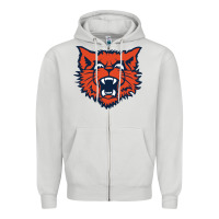 Dove Grey evanston township high school Zipper Hoodie - linhVisuals