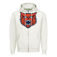 Oatmeal Heather evanston township high school Zipper Hoodie - linhVisuals