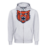 Heather Grey evanston township high school Zipper Hoodie - linhVisuals