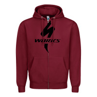 Burgundy Specialized Bikes Bicycle Zipper Hoodie - linhVisuals