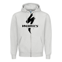Dove Grey Specialized Bikes Bicycle Zipper Hoodie - linhVisuals