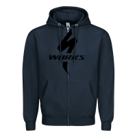 Navy Specialized Bikes Bicycle Zipper Hoodie - linhVisuals