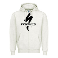 Oatmeal Heather Specialized Bikes Bicycle Zipper Hoodie - linhVisuals