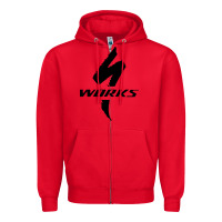 Red Specialized Bikes Bicycle Zipper Hoodie - linhVisuals