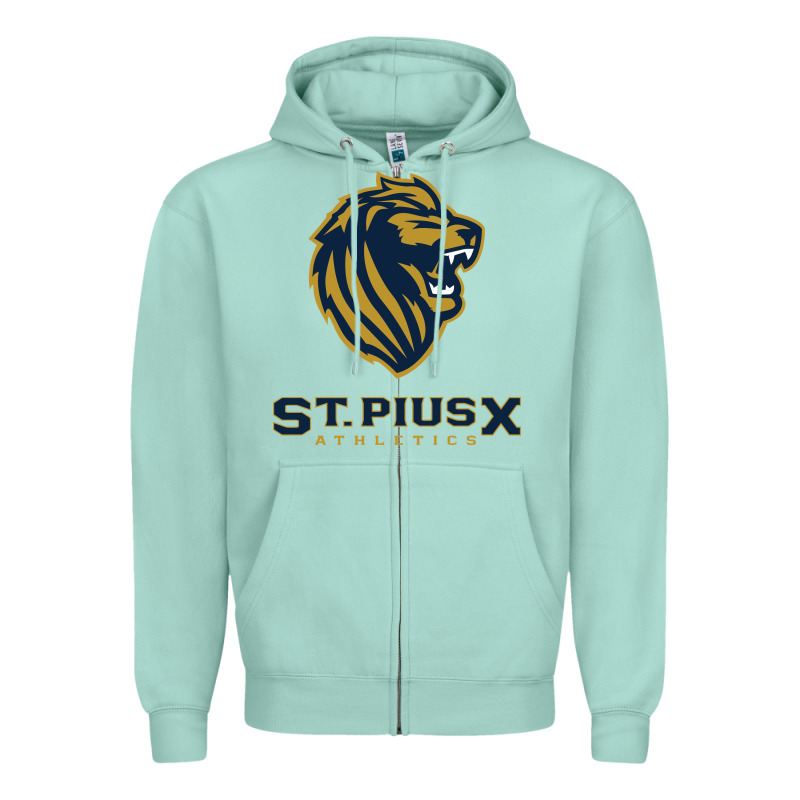 St Pius X High School Athletics Zipper Hoodie by linhVisuals | Teevron