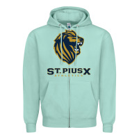 Seafoam st pius x high school athletics Zipper Hoodie - linhVisuals