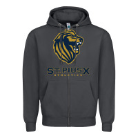 Smoke st pius x high school athletics Zipper Hoodie - linhVisuals