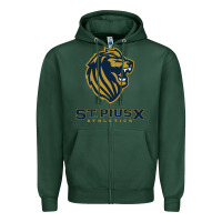 Sports Green st pius x high school athletics Zipper Hoodie - linhVisuals