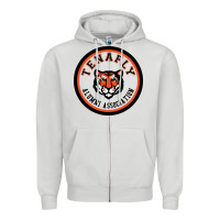 Dove Grey tenafly high school Zipper Hoodie - linhVisuals