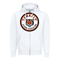 White tenafly high school Zipper Hoodie - linhVisuals