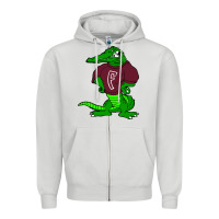 Dove Grey foreman high school Zipper Hoodie - linhVisuals