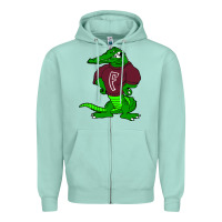 Seafoam foreman high school Zipper Hoodie - linhVisuals