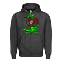 Charcoal Heather foreman high school Zipper Hoodie - linhVisuals