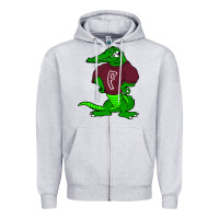 Heather Grey foreman high school Zipper Hoodie - linhVisuals