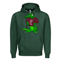 Sports Green foreman high school Zipper Hoodie - linhVisuals