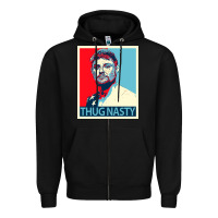 Black bryce mitchell thug nasty Zipper Hoodie - linhVisuals
