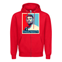 Red bryce mitchell thug nasty Zipper Hoodie - linhVisuals