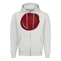 Dove Grey taskmaster seal Zipper Hoodie - linhVisuals