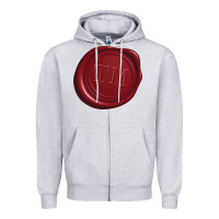 Heather Grey taskmaster seal Zipper Hoodie - linhVisuals