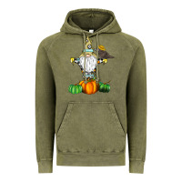 Vintage Olive Scracrow Vintage Hoodie - CowhideDigitalArt