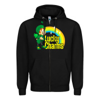 Black lucky charms Zipper Hoodie - linhVisuals