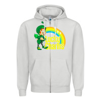Dove Grey lucky charms Zipper Hoodie - linhVisuals