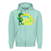 Seafoam lucky charms Zipper Hoodie - linhVisuals